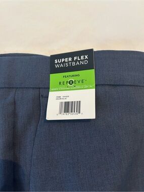 Haggar Men's Super Flex Waistband Pants - Blue
